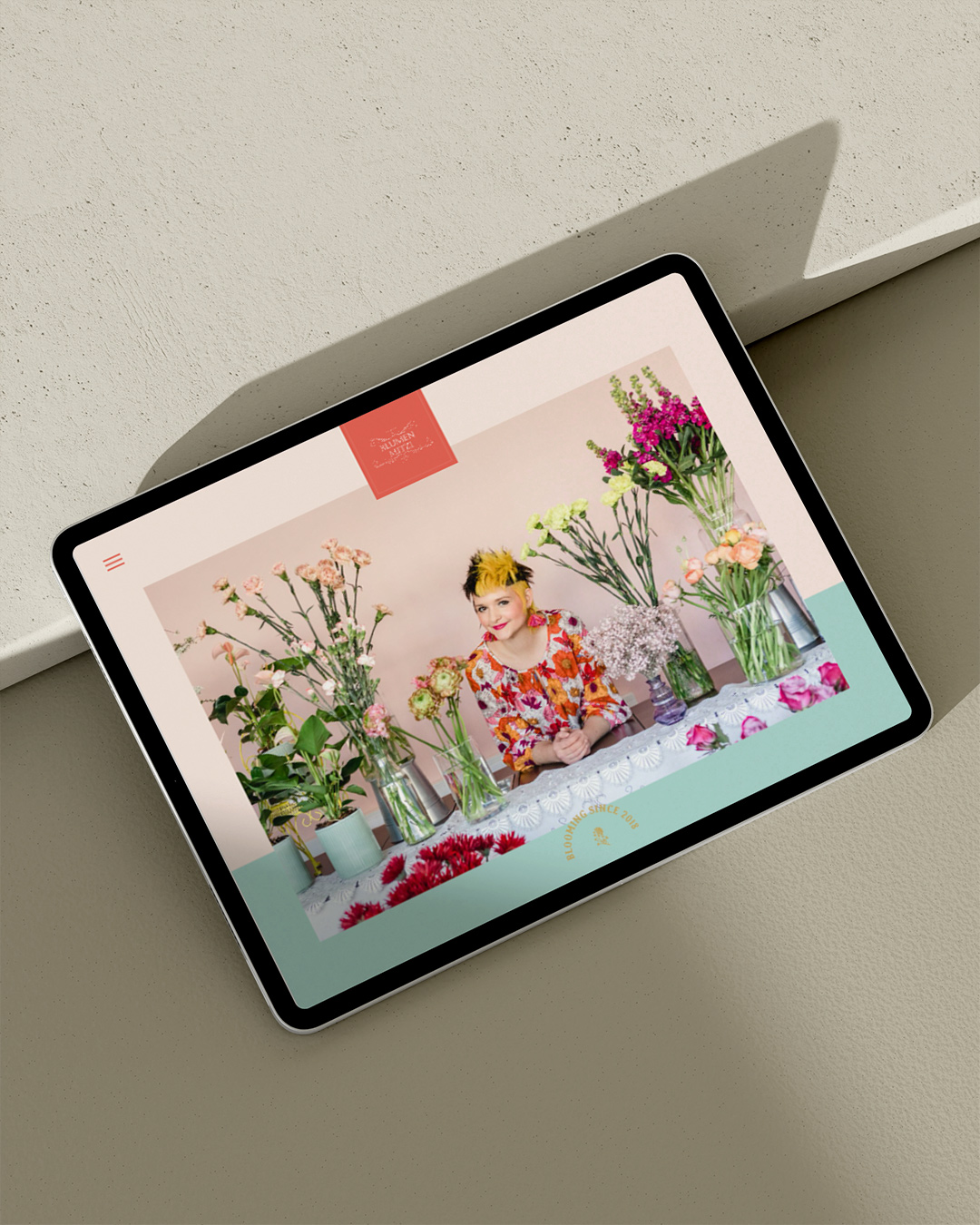 Webdesign für Blumen Mitzi Wien, umgesetzt von Contentadora Storytelling Studio